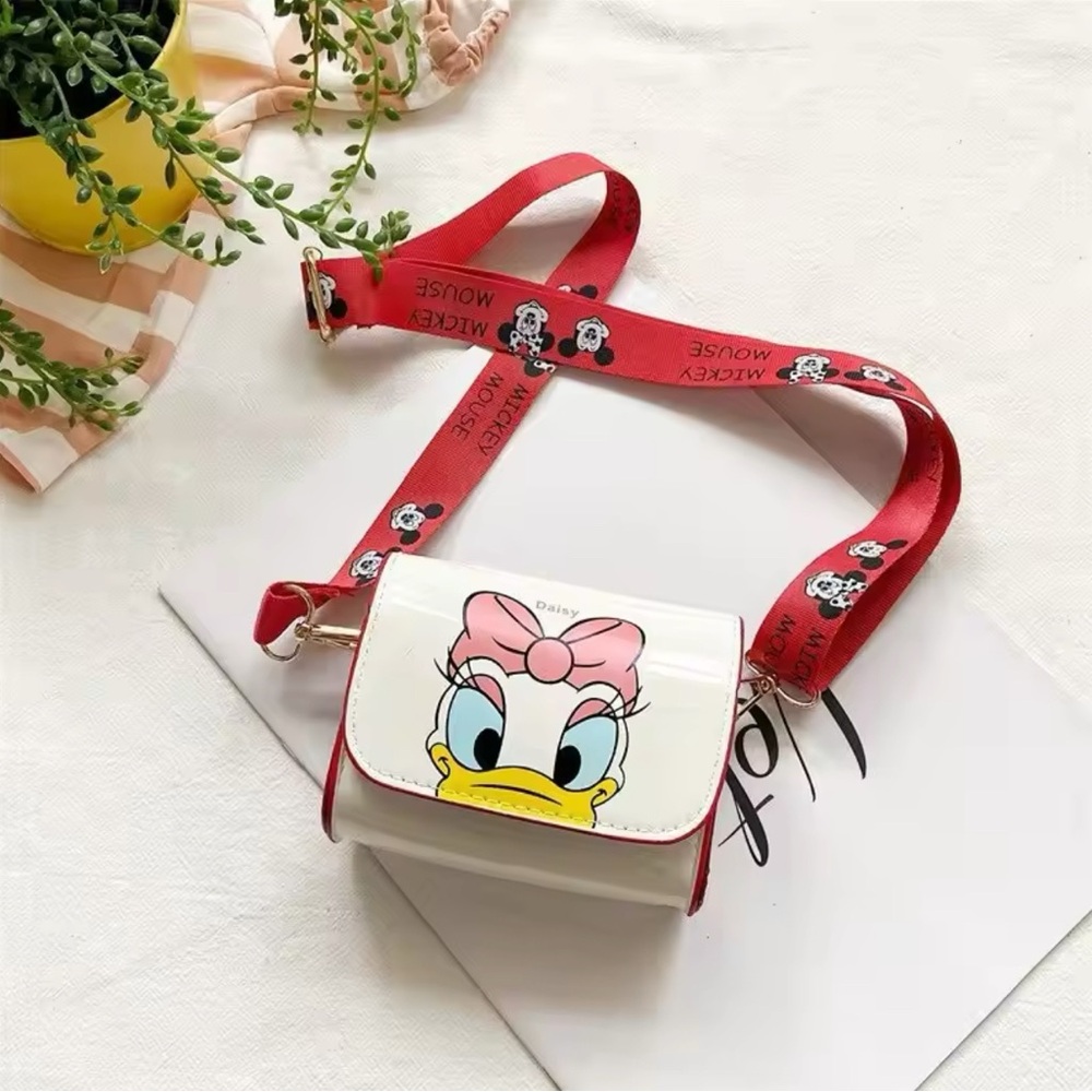 NWOT *BRAND NEW* Girls Daisy Duck Mini Purse With Strap Cartoon Retro Style
